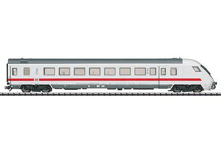 Trix 23030 HO Scale Type Bpmbdzf 296.1 IC Cab Control Car with DCC -- German Federal Railway (Era V 2003; white, red, gray)