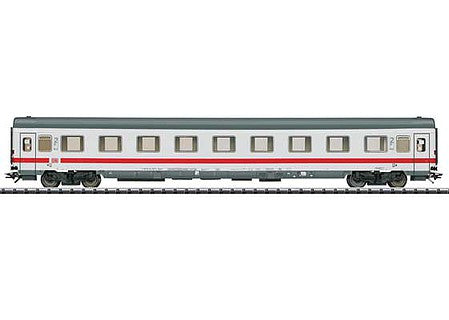 Trix 23060 HO Scale Type Bvmkz 856 2nd Class Compartment Car - Ready to Run -- German Railroad, Inc. DB AG (Era VI 2003, white, red, gray)