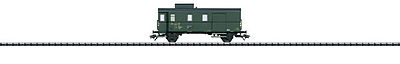 Trix 23322 HO Scale Type Pwgs 9400 Baggage Car - Ready-to-Run -- German State Railroad DR (Era IV 1970, green)