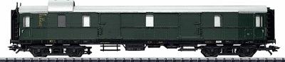 Trix 23387 HO Scale Baggage Car - Era III -- German Federal Railway (Hecht)