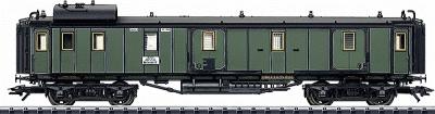 Trix 23469 HO Scale Type Ppu Baggage Car - Ready to Run -- Royal Bavarian State Railroad K.Bay.Sts.B. (Era I, green)