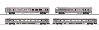Trix 23483 HO Scale Era IV PBA Inbox Passenger Car Set pkg(4) -- French State Railways (Brabant)