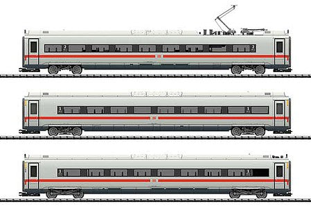 Trix 23976 HO Scale ICE 4 3-Car Add-On Set - Ready to Run -- German Federal Railway (Era VI 2019; white, red)