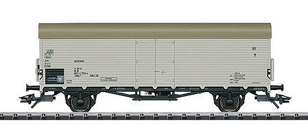 Trix 24035 HO Scale Type lbdlps 383 Reefer - Ready to Run -- German Federal Railway (Era IV 1979; white, gray)
