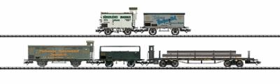Trix 24098 HO Scale Era I Freight 5-Car Set - Limited -- Royal Bavarian State Railways
