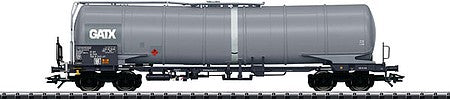 Trix 24217 HO Scale Type Zans 4-Axle Tank Car - Ready to Run -- KVG - General American Tankcar (Era V 2010, gray)