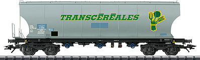 Trix 24364 HO Scale Type Uapps Covered Hopper pkg(3) - Ready-to-Run -- French State Railways (Era VI; gray, 2 Different Schemes)