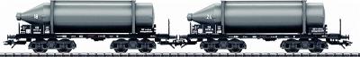Trix 24417 HO Scale Carbide Bottle Car pkg(2) - Era IV -- German Federal Railway