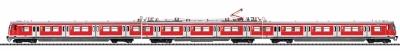 Trix 24621 HO Scale Class 420 S-Bahn Rail Car Train - Non-Powered -- German Federal Railway (Goes with #22621, Sold Separately)