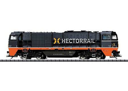Trix 25296 HO Scale Vossloh Class G 2000 BB Diesel - Sound and DCC -- HectorRail (Era VI; black, orange)