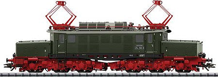 Trix 25990 HO Scale Class 194 Electric Locomotive with Sound & DCC -- German Federal Railway #194 050-1 (Era IV 1982; green, black, silver)