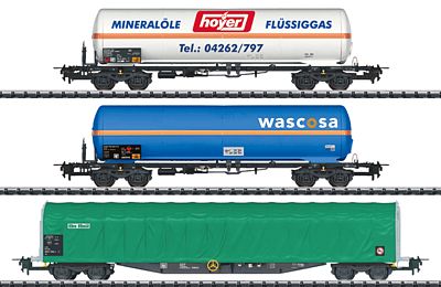 Trix 31142 HO Scale 3-Car Freight Set - 3-Rail - Ready-to-Run - Trix Express -- Private Owners (Era VI)