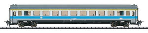 Trix 31161 HO Scale Mimara Type Aeelmt 1st Class Coach - 3-Rail Ready to Run - Trix Express -- Croatian Railways HZ (Era IV; white, blue, gray)