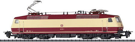 Trix 32021 HO Scale Class 120.0 Electric Locomotive with Sound & Digital - 3-Rail - Trix Express -- German Federal Railway (Era IV-V; red, ivory)