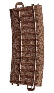 Trix 62115 HO Scale C-Track - Curved - 15 Degrees -- Radius: 14-3/16" 360mm