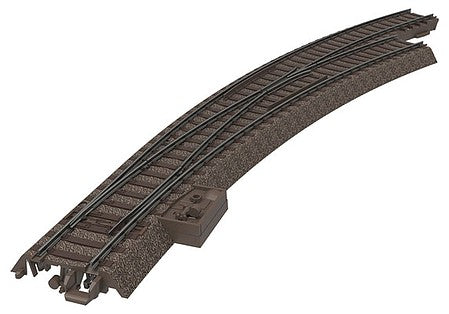Trix 62772 HO Scale C-Track - Curved - Wide-Radius Turnout - Right -- Radius: 20-1/4" 515mm