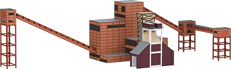 Trix 66314 N Scale Zollverein Mine Coking Plant - Laser-Cut Card Kit -- Part 2
