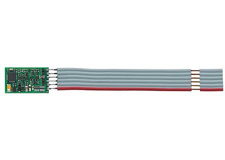 Trix 66855 N Scale 6-Pin DCC Control-Only Decoder -- Dual-Mode, 500mA Motor Current