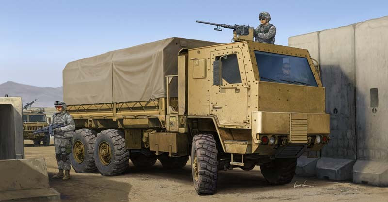 Trumpeter 1008 1/35 M1083 FMTV (Family of Medium Tactical Vehicle) Cargo Truck w/Armored Cab
