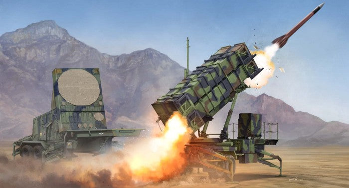 Trumpeter 1022 1/35 M901 Patriot SAM Launching Station & AN/MPQ53 Radar Set of MIM104 Patriot SAM System