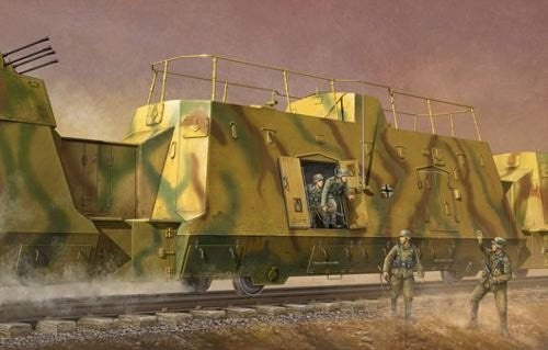 Trumpeter 1510 1/35 WWII German Army Kommandowagen Armored Troop Transport Railcar