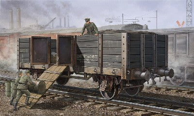 Trumpeter 1517 1/35 WWII German Army Gondola Railcar (High Sides)