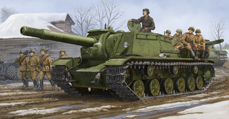 Trumpeter 1571 1/35 Soviet Su152 Self-Propelled Heavy Howitzer Early Version