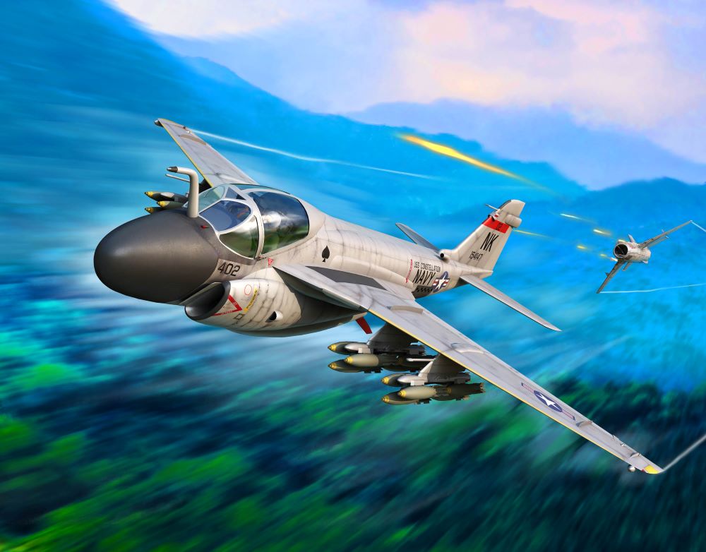 Trumpeter 1640 1/72 A6A Intruder Aircraft (New Tool) (DEC)