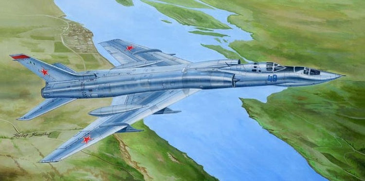 Trumpeter 1688 1/72 Russian Tu128UT Fiddler Training Version Supersonic Interceptor