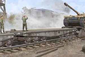 Trumpeter 221 1/35 WWII German Army Type SSyms 80 Heavy Armor Transport Flatcar