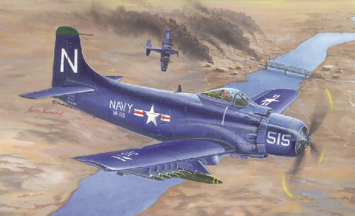 Trumpeter 2252 1/32 A1D AD4 Skyraider USN Aircraft