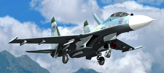 Trumpeter 2270 1/32 Sukhoi Su27UB Flanker C Russian Fighter