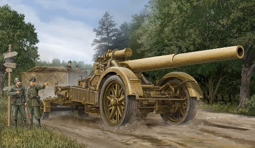 Trumpeter 2314 1/35 German 21cm Morser 18 Heavy Artillery Gun
