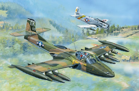 Trumpeter 2888 1/48 US A37A Dragonfly Light Ground Attack Aircraft