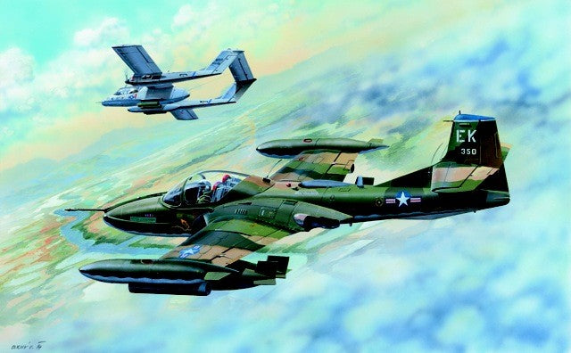 Trumpeter 2889 1/48 US A37B Dragonfly Light Ground Attack Aircraft