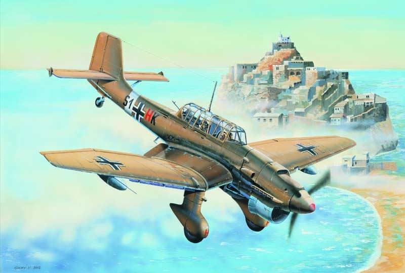 Trumpeter 3216 1/32 Junkers Ju87R Stuka German Attack Aircraft