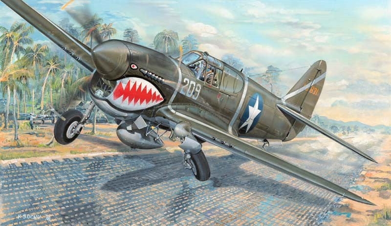 Trumpeter 3227 1/32 P40F Warhawk Aircraft