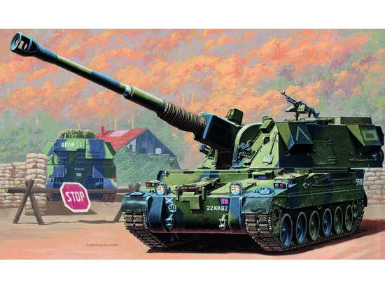 Trumpeter 324 1/35 British 155mm AS90 Self-Propelled Howitzer
