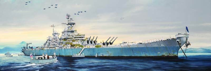 Trumpeter 3705 1/200 USS Missouri BB63 Big Mo Battleship