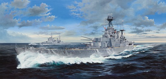 Trumpeter 3710 1/200 HMS Hood British Battleship