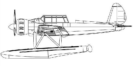 Trumpeter 4203 1/200 AR196 Seaplane