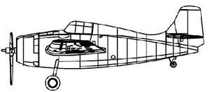 Trumpeter 4205 1/200 F4F4 Wildcat Fighter