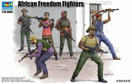 Trumpeter 438 1/35 African Freedom Fighters Figure Set (6)