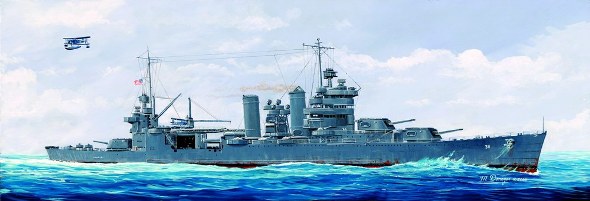 Trumpeter 5309 1/350 USS San Francisco CA38 Heavy Cruiser 1942