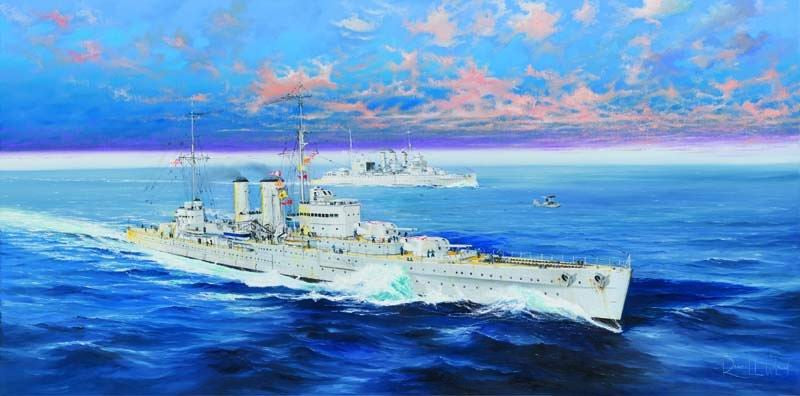 Trumpeter 5350 1/350 HMS Exeter British Heavy Cruiser