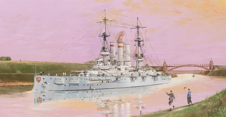 Trumpeter 5355 1/350 SMS Schleswig-Holstein Deutschland Class Battleship 1908
