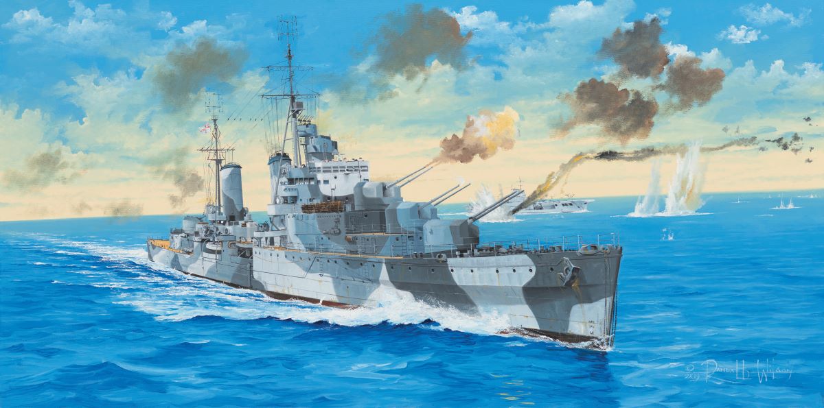 Trumpeter 5366 1/350 HMS Naiad British Light Cruiser (New Tool) (APR)