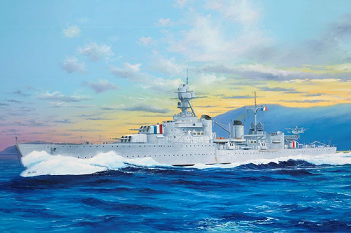 Trumpeter 5374 1/350 French Marseillaise Light Cruiser (New Tool) (NOV)