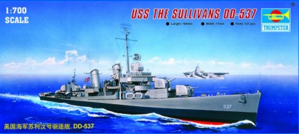 Trumpeter 5731 1/700 USS The Sullivans DD537 Destroyer