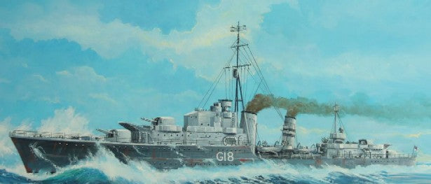 Trumpeter 5758 1/700 HMS Zulu (G18) British Tribal Class Destroyer 1941
